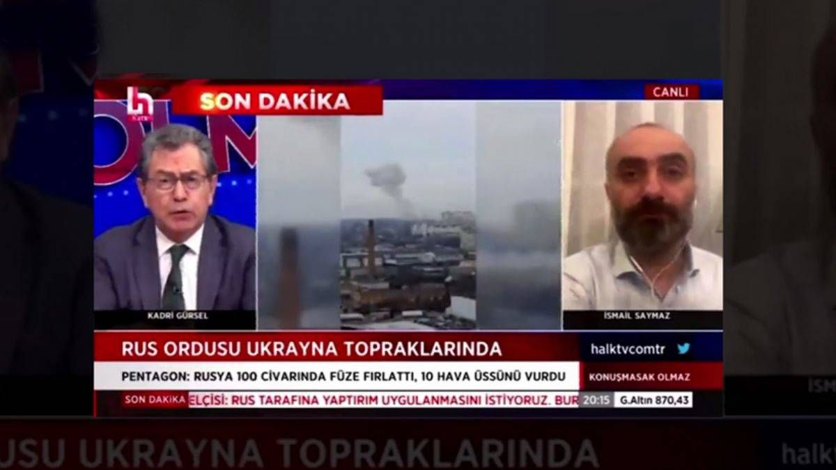 Halk TV sunucusu Gürsel: Rusya-Ukrayna krizine en iyi yanıt Türkiye’de iktidar değişikliğidir