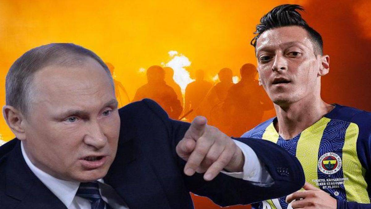 Mesut Özil'den Rusya'ya kırmızı kart