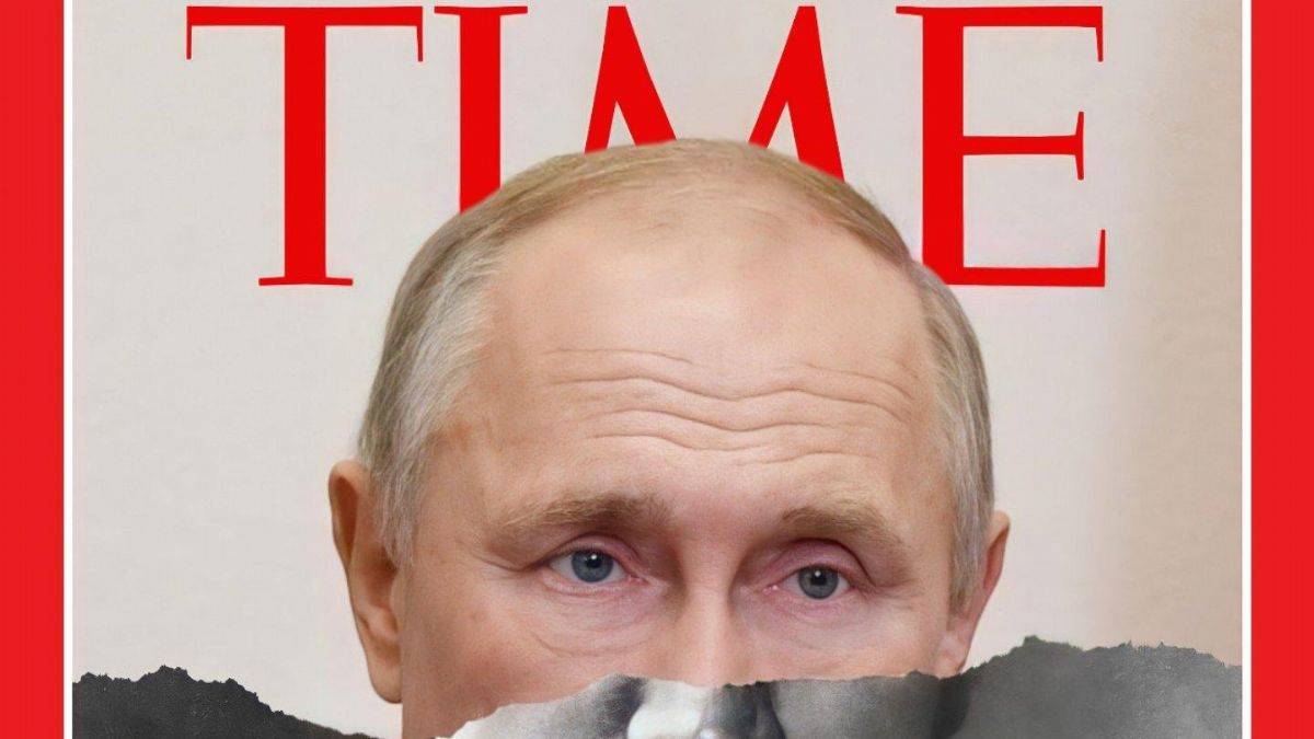 Putin'li Time kapağı sahte çıktı
