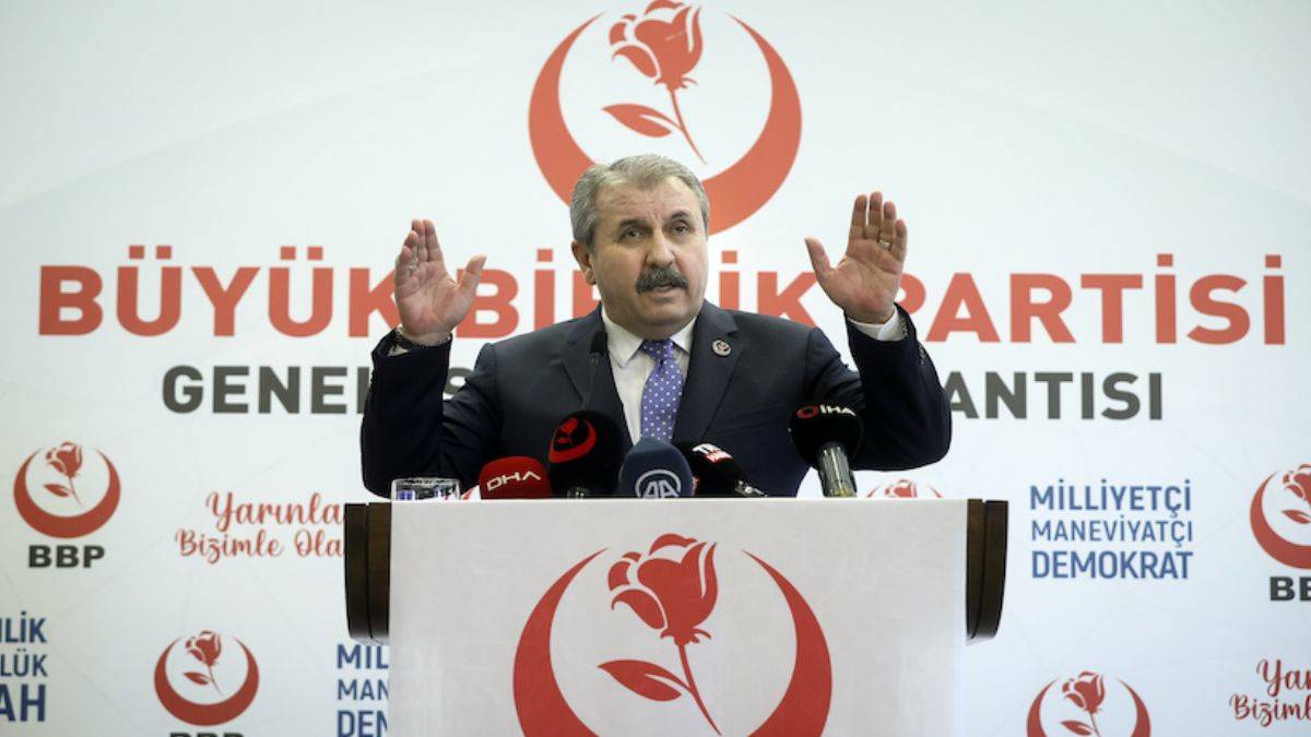 Destici: Biz, mazlumların yanında, zalimlerin karşısındayız