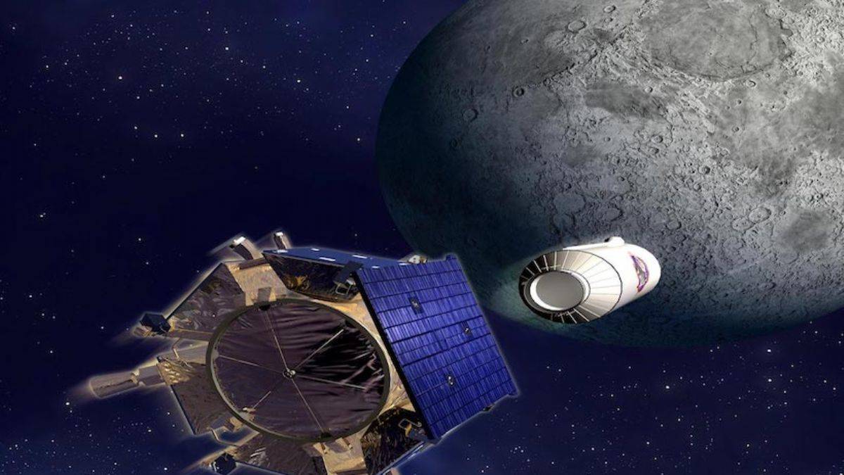 Ay’a 3 tonluk roket çarptı