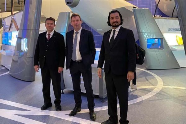 Airbus Türkiye Başkanı Simon Ward, GUHEM'i ziyaret etti