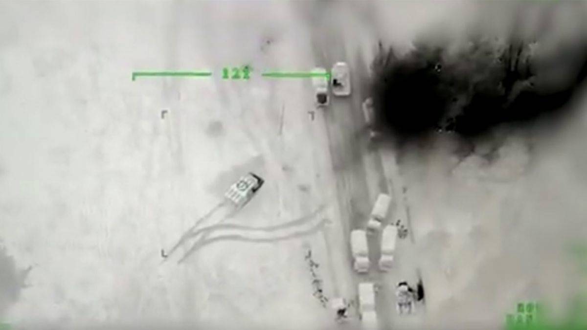 Ukrayna, Bayraktar SİHA ile Rus mevzilerini yerle bir etti