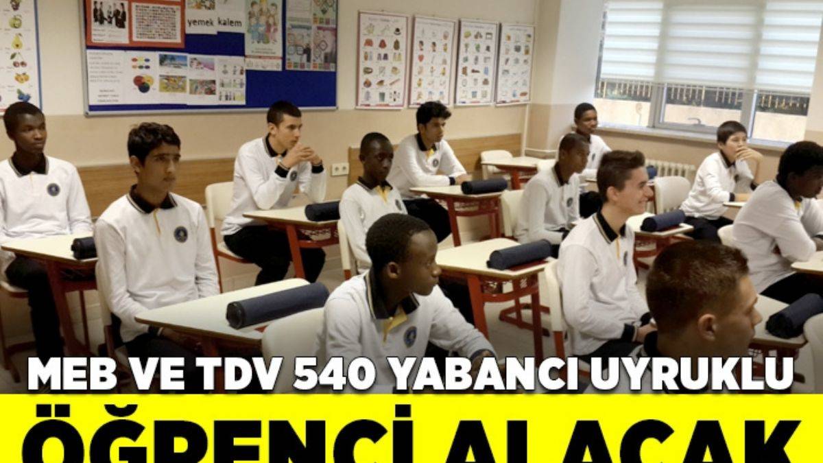 540 yabancı öğrenci Uluslararası İmam Hatip Liselerine alınacak
