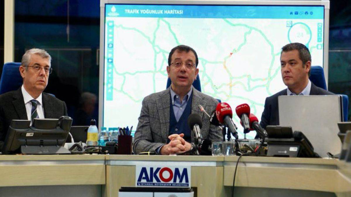 İmamoğlu uyardı: Çok zaruri olmadıkça vatandaşlarımız trafiğe çıkmasınlar