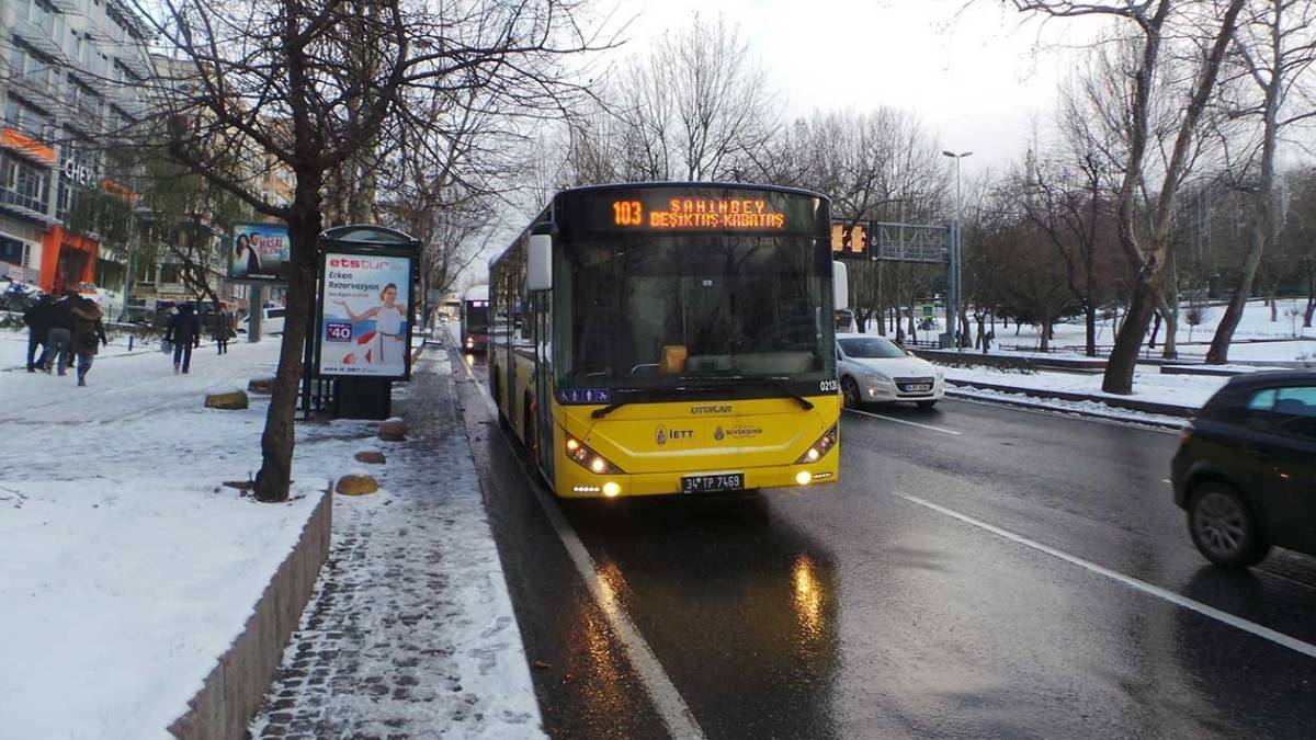 İstanbul'da bugün İETT otobüsler çalışıyor mu? 12 Mart-13 Mart İstanbul'da otobüs minibüs var mı? Bu akşam otobüs ve minibüs var mı?