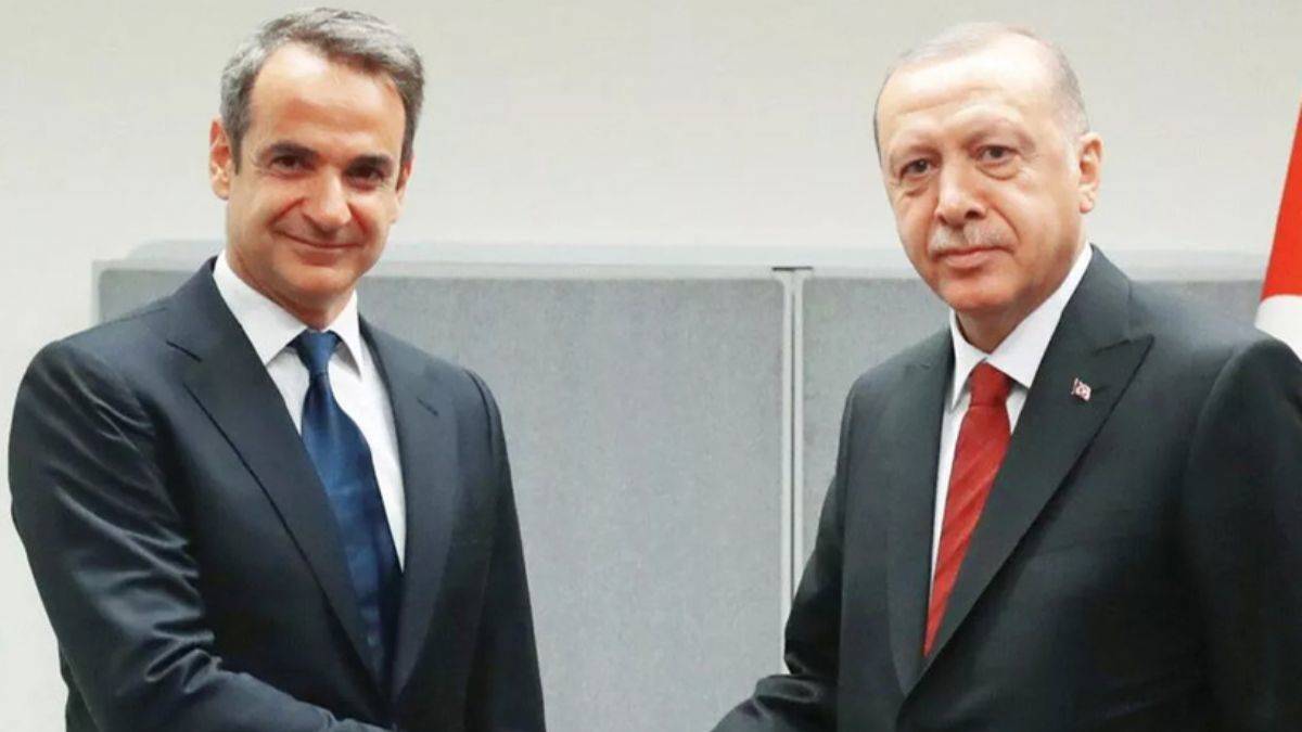 Erdoğan-Miçotakis görüşmesi başladı