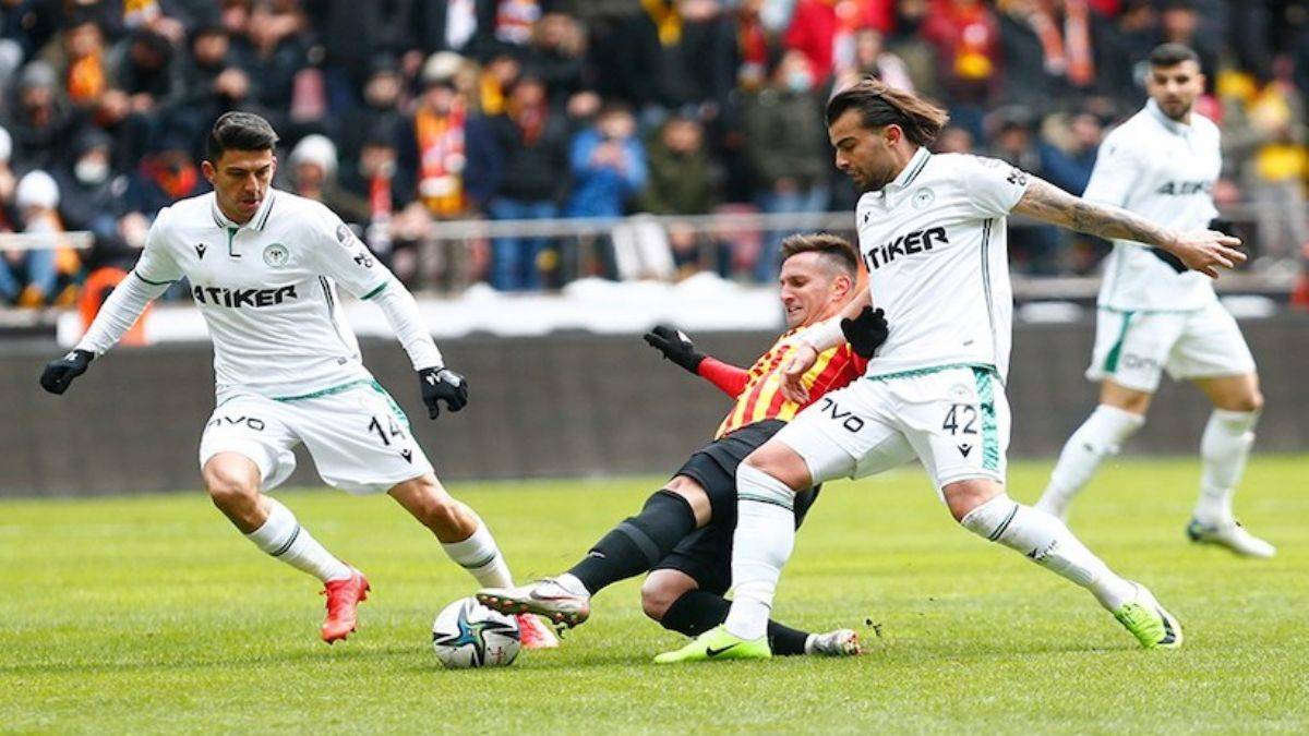 Konyaspor, Kayseri deplasmanından 3 puanla dönüyor