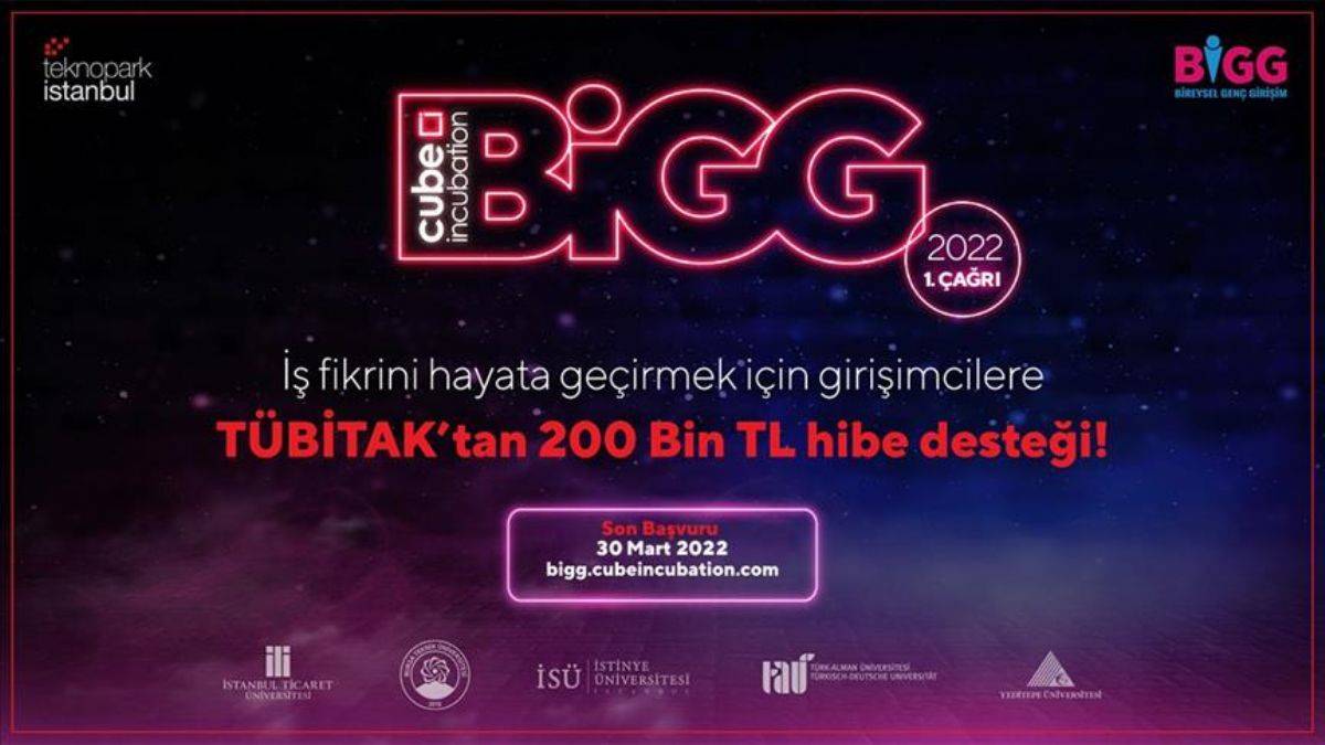 Teknopark İstanbul'dan BİGG Cube Incubation ile 200 bin lira hibe desteği