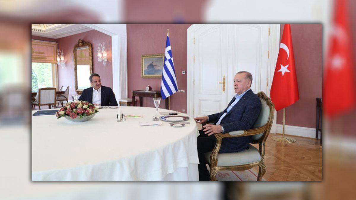 Erdoğan-Miçotakis görüşmesinde merak uyandıran o yemek!