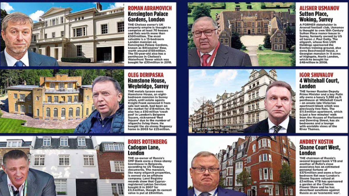 İngiltere, el konulan Rus oligarkların evlerini Ukraynalılara açacak