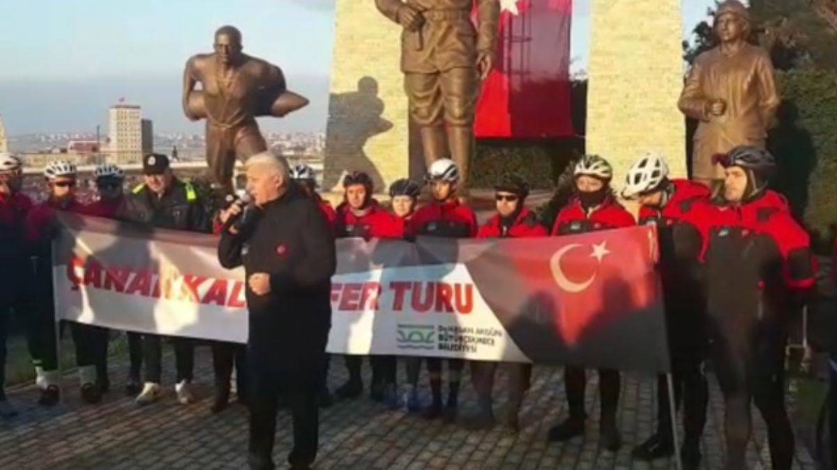 Büyükçekmeceden Çanakkaleye Bisiklet Turu Başladı