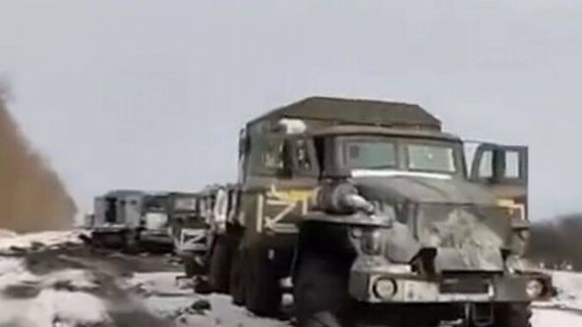 Rus konvoyuna ağır darbe