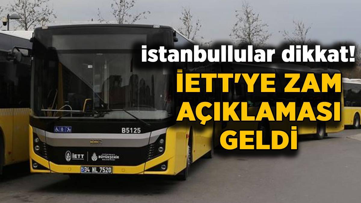 İETT'ye zam mı geldi? İETT öğrenci aylık ne kadar? İETT tam mavi kart aylık abonman kaç TL oldu?