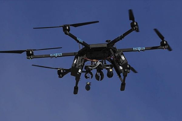 Kara birliklerinin silahı havan, dronla havalandı