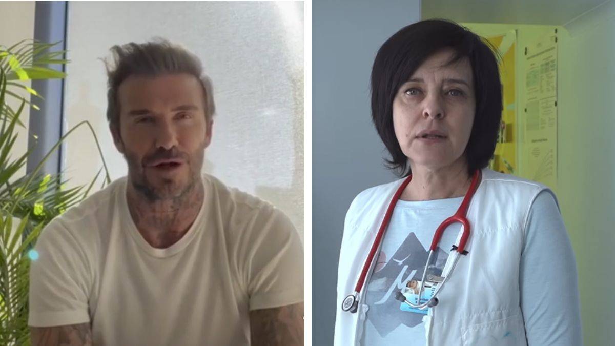 David Beckham Instagram hesabını Ukraynalı doktora verdi