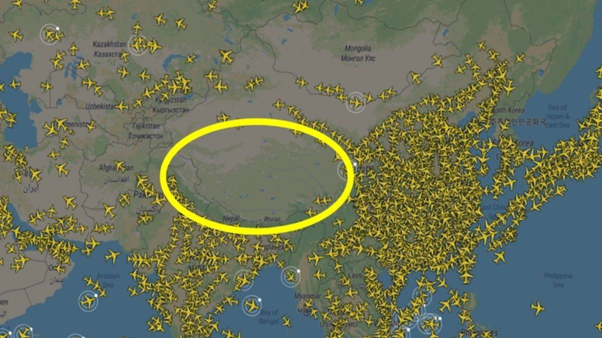 Uçaklar neden 'Dünya'nın Çatısı' olarak bilinen Tibet'in üzerinden uçmaz?