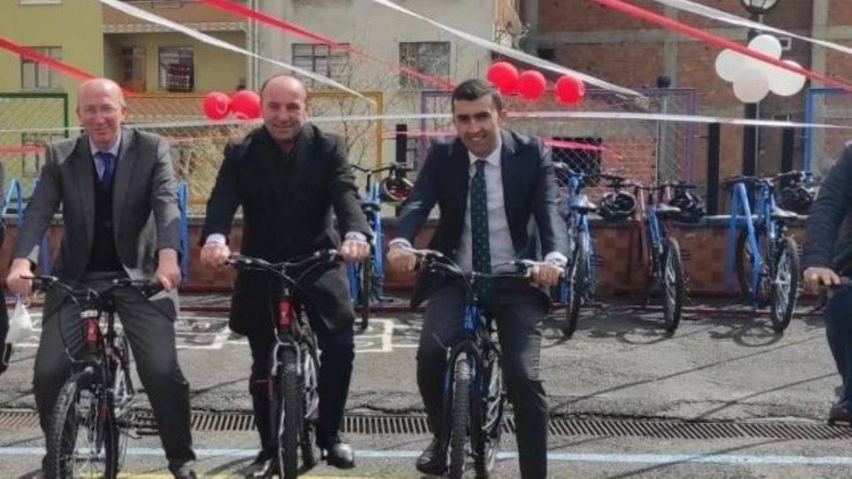Trabzon’da “Bisiklet sürmeyi bilmeyen kalmasın’ projesi