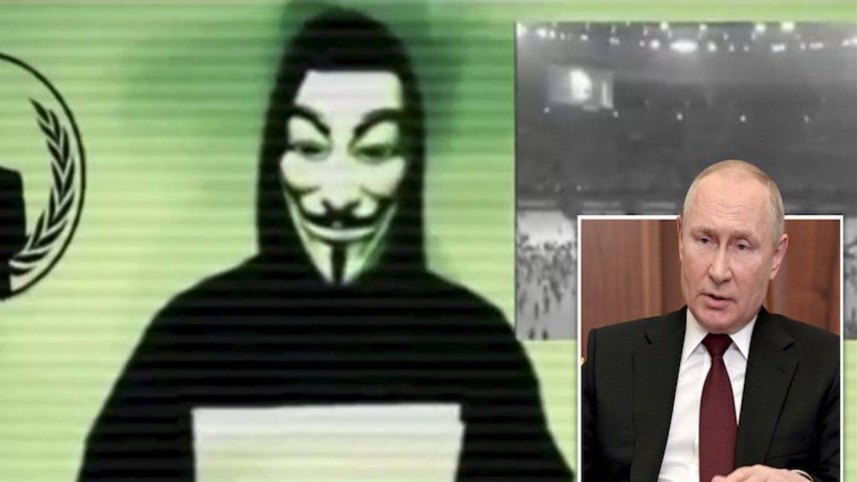 Anonymous’dan Putin’e mesaj: Uyuduğun odadayız
