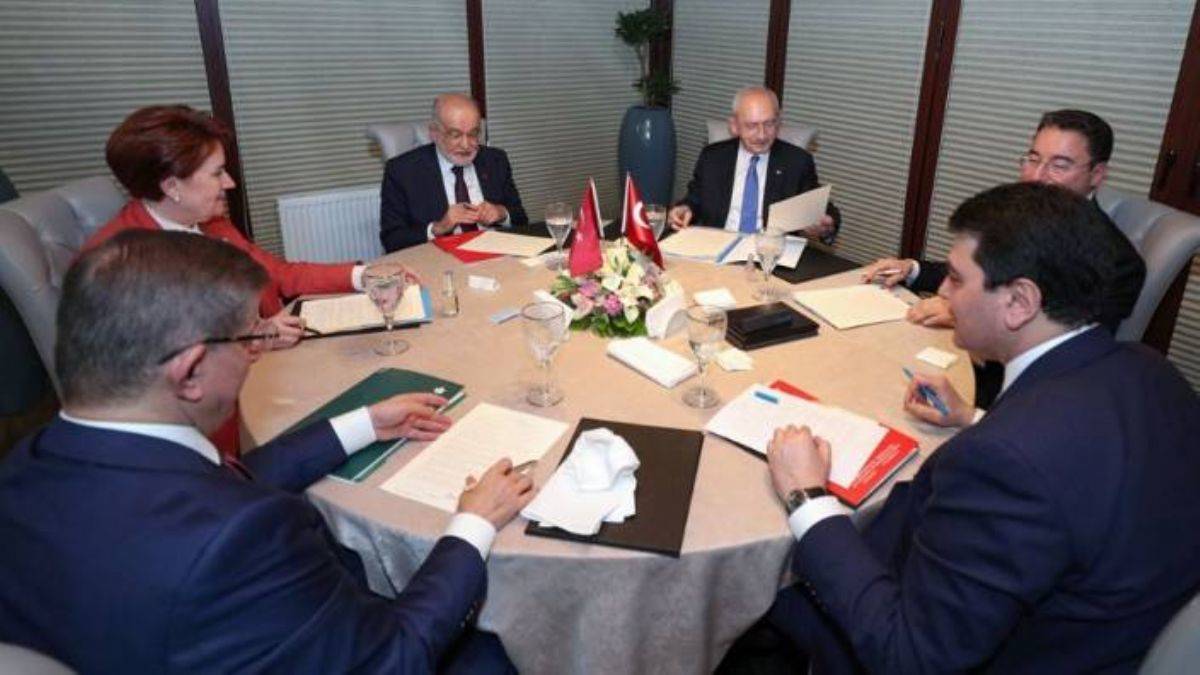 Altılı masanın ikinci buluşma yeri belli oldu