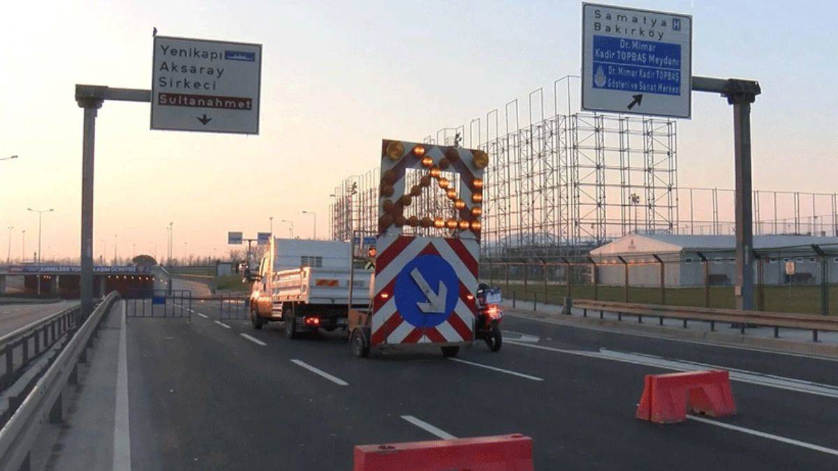 İstanbul’da bazı yollar trafiğe kapatıldı