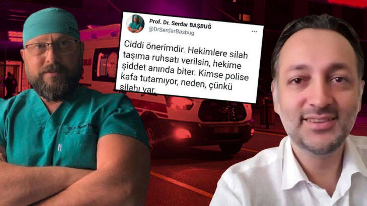 Profesör tartıştığı doktorun burnunu kırdı