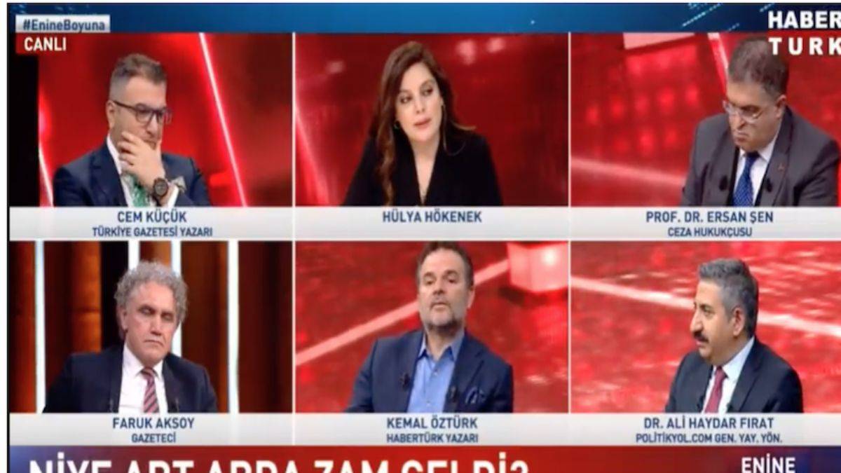 Habertürk canlı yayınında duyulan ses gündem oldu