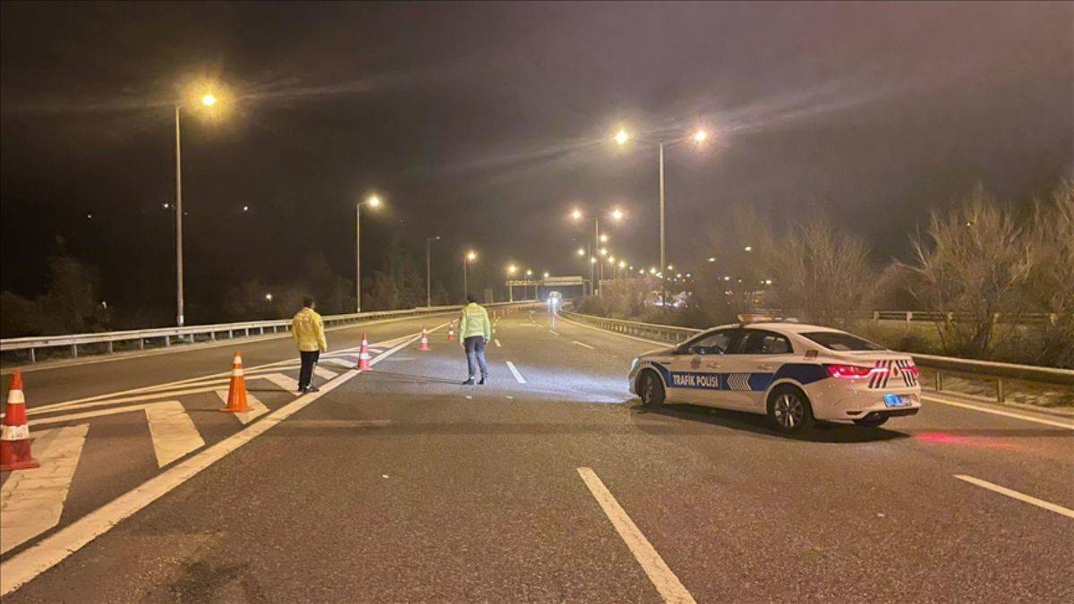 Bolu Tüneli Düzce girişi kapatıldı