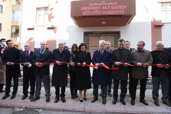 Mehmet Ali Şahin Kültür Merkezi Keçiören'de açıldı