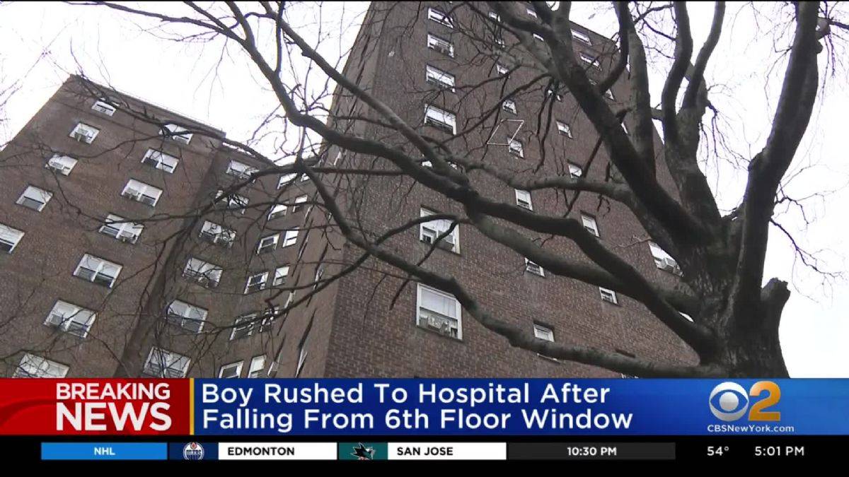 6. kattan düşen çocuğun burnu bile kanamadı!