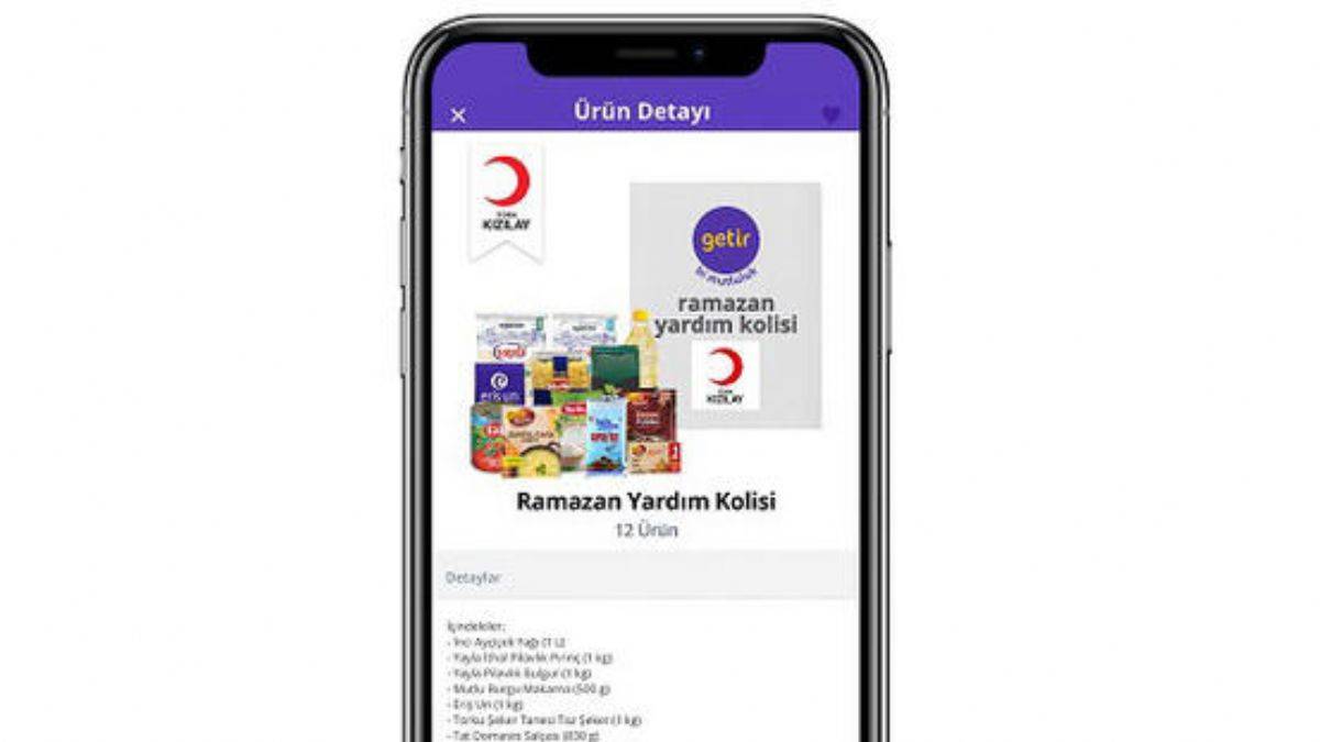 Getir’den Ramazan’da ihtiyaç sahiplerine destek