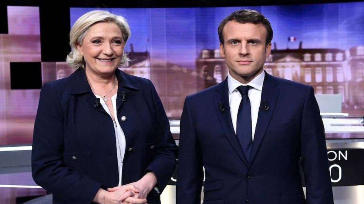 Aşırı sağcı Le Pen, Macron'a karşı anketlerde araya kapatıyor