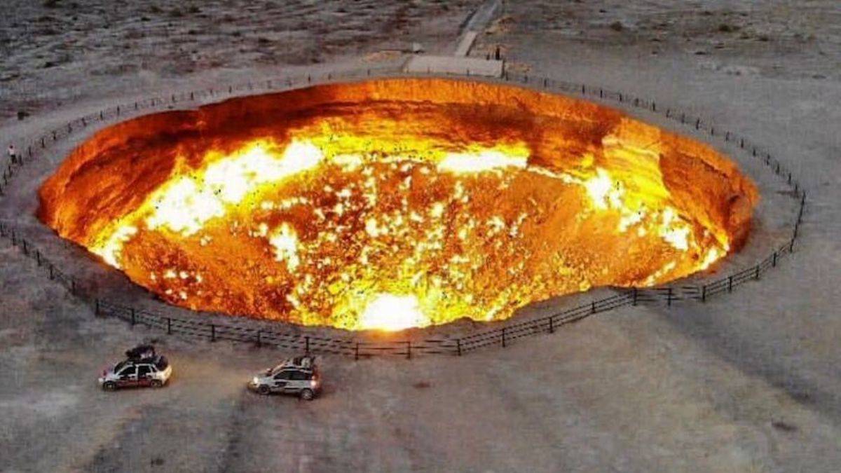 50 yıldır yanan Derveze gaz krateri kapatılacak