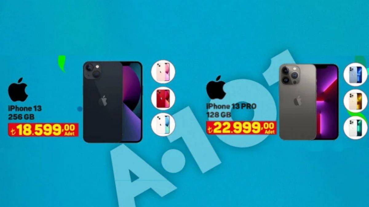 A101'e iPhone 13 ne zaman gelecek? 2022 A101 iPhone 13 fiyatı ne kadar? I Hangi iPhone modelleri A101'e geliyor?