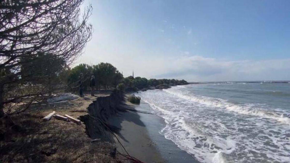Karadeniz'de dalgalar kıyıyı yuttu! Evler tehlikede