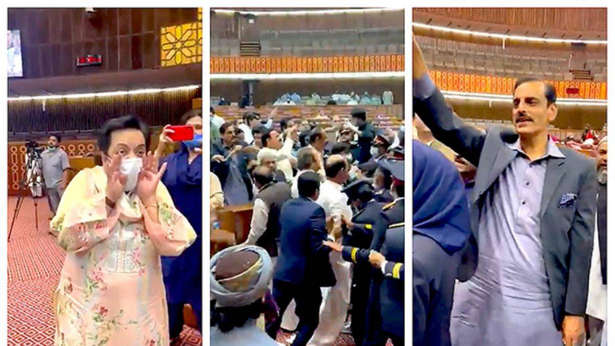 Pakistan: Meclis'te tekmeli yumruklu kavga! Çok sayıda vekil yaralandı