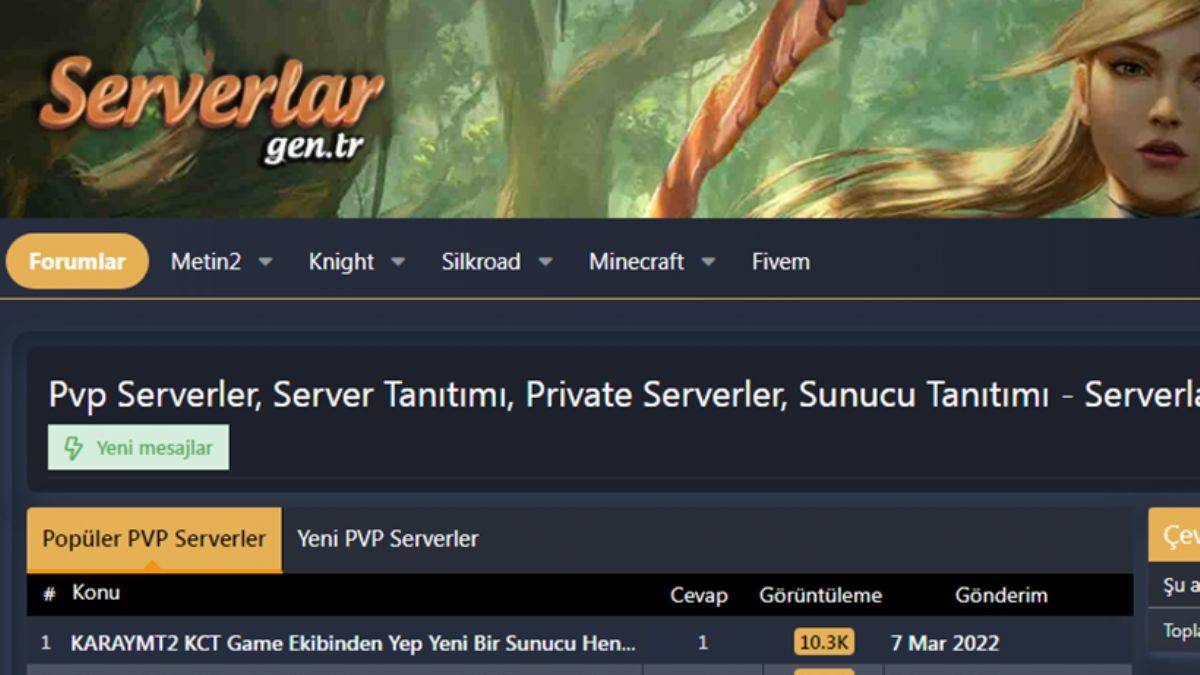 Serverlar.gen.tr Forum Sitesi