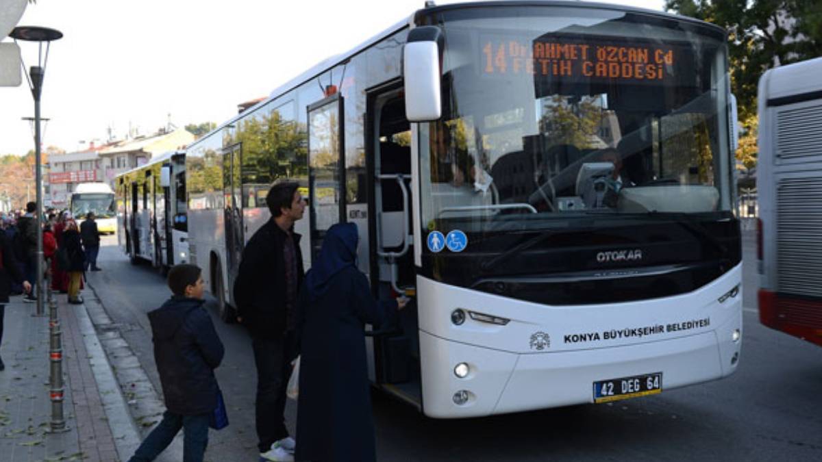 23 Nisan'da Konya'da otobüsler ücretsiz mi? Konya'da otobüs, tamvay 23 Nisan'da bedava mı? Konya'da Çocuk Bayramında toplu ulaşım ücretsiz mi?