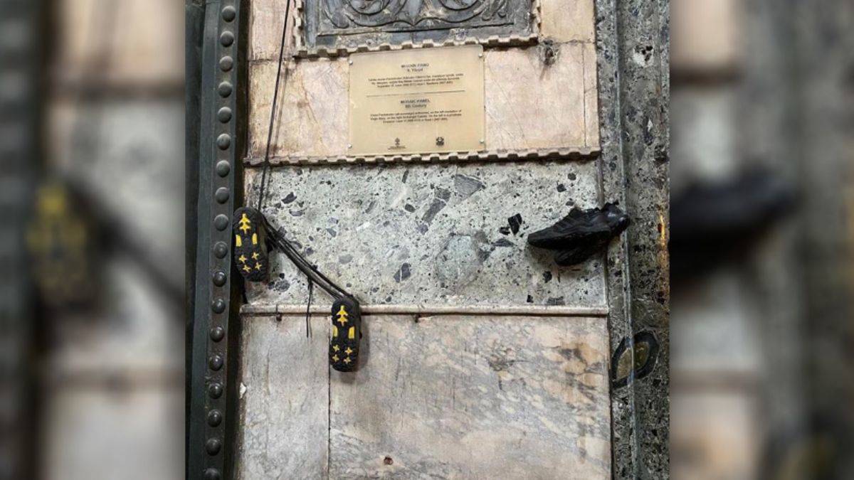 Ayasofya'da tartışmaya neden olacak yeni görüntüler! ''Hakaret seviyesine doğru gidiyor''