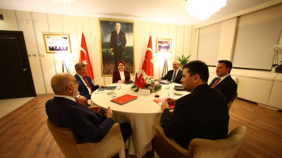 Altılı masadan ortak açıklama! ''Liyakat sahibi bir aday belirleyeceğiz''