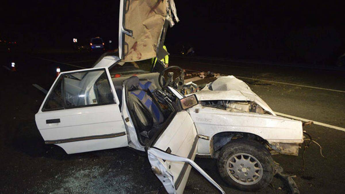 Adıyaman'da feci kaza: 1 ölü, 1 yaralı