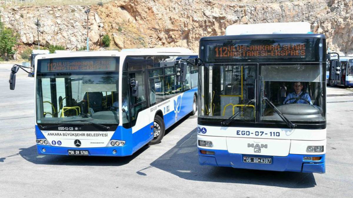 Ankara'da bayramda otobüsler ücretsiz mi? Ankara'da EGO otobüs, metro bedava mı? Ankara'da saat kaçta toplu taşıma ücretsiz?