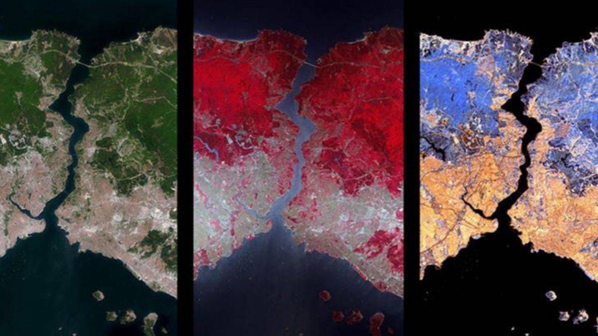 Almanya’nın uydusu görüntüledi: İstanbul Boğazı'nda 'klorofil yoğunluğu'