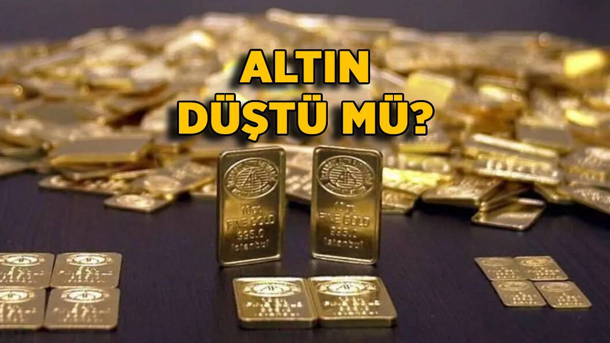 Altın düştü mü? 9 Mayıs altın ne kadar düştü? Gram altın neden düşüyor? Altın düşmeye devam eder mi?