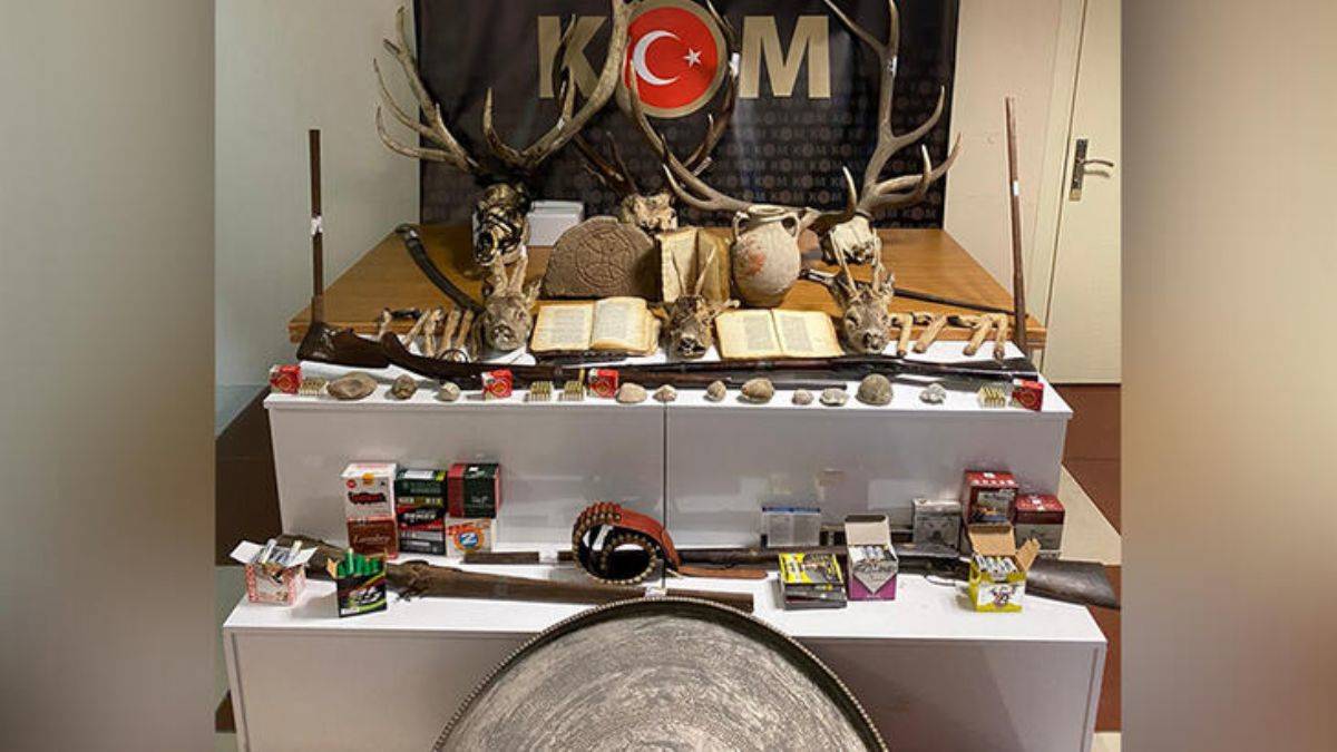 Geyik ve karaca kafalarıyla yakalandı, 180 bin TL ceza kesildi
