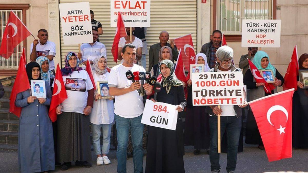 Evlat nöbetinde 1000'inci gün için destek çağrısı