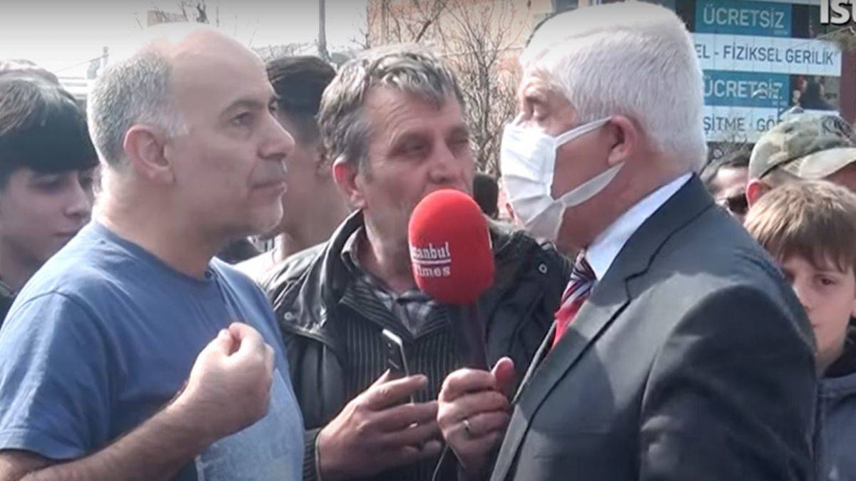 Sokak Ropörtajı Yapan Muhabiri Çileden Çıkaran Vatandaş