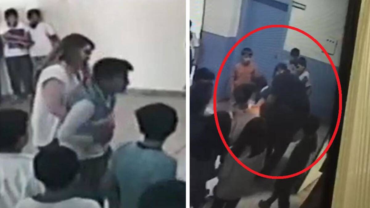 Öğretmenlerden hayat kurtaran Heimlich manevrası