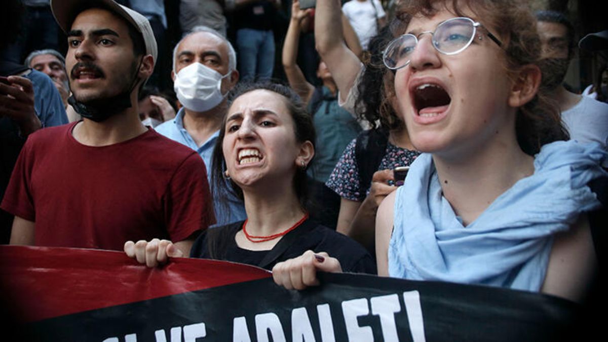 Taksim'deki 'Gezi eylemi'nde arbede