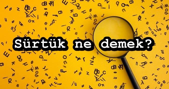 Sürtük ne demek? TDK'ya göre sürtük kime denir? Sürtük kelimesi anlamı nedir?